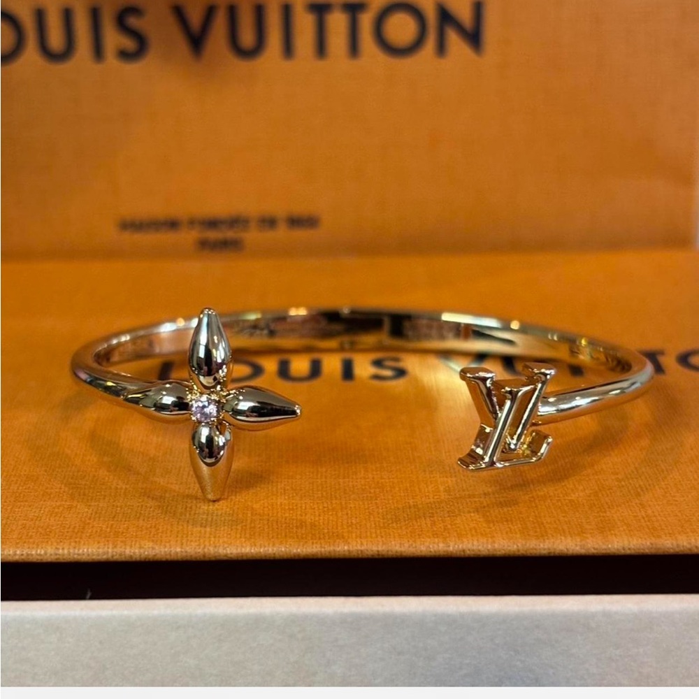 Louis Vuitton Louisette Signature Palladium Bracelet